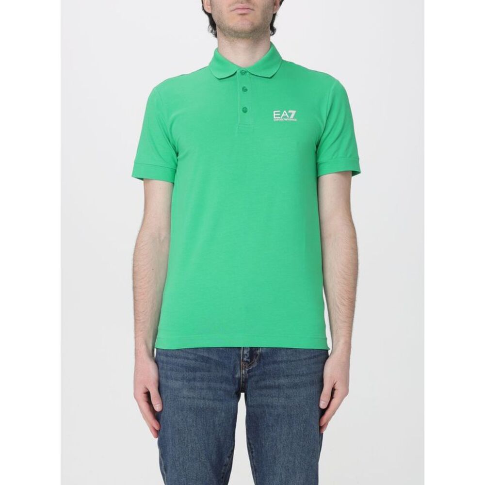 Ea7 Polo Shirt Men Green